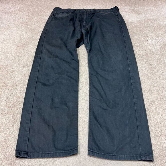 Levi's Jeans 505 Gray Men's Size 36X30 Straight Leg Pockets - Picture 1 of 13